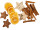 Advent-Mix Orange/Zimt/Stern zum Dekorieren