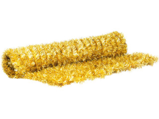 Tannengrün-Teppich gold B 1m, Ø 5cm, Maschen 3 x 3cm, schwer entflammbar, UV-beständig