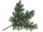 Tannengrün-Zweig gross grün L 80cm, 60 Spitzen 16cm Ø 9cm, schwer entflammbar
