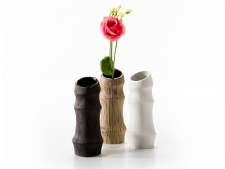 vase céramique BAMBOO en diff. couleurs