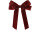 Schleife rot Glitter 20 x 30cm