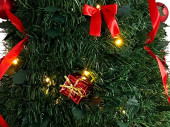 Christmas tree "Pull-Up" semicircular H 180cm...
