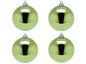 boule de Noël B1 brillant vert clair, Ø 10cm,...