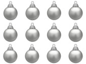 boule de Noël B1 mat argenté, Ø 4cm,...