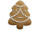 Lebkuchen-Display 2D Baum braun/weiss, B 41 x H 50cm
