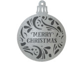 Weihnachtskugel 2D "Merry Christmas"...