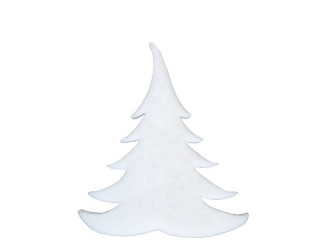 Tanne aus Watte 4cm dick, H 41cm, schwer entflammbar
