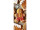 Textilbanner Lebkuchen 75x180cm, braun/Holz, Schlauchnaht oben+unten