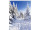 Display-Banner Schnee-Tannen 150 x 200cm, weiss/blau, inkl. Aufhängung