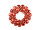 Kugelkranz glanz-matt B1 rot-rot, Ø 32cm
