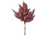 Pampas Gras Bund 4-tlg. burgund, L 36,5cm, Ø 25cm...