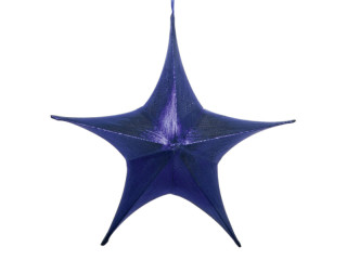 Stern Deko-Star metallic XL blau, Ø 110cm