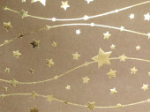 Geschenktasche "Natur/Sterne" natur/gold,...