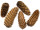 Zapfen Fichte Spitze 10 - 15cm ca. 5kg