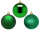 boule de Noël B1 vert, diff. tailles/versions