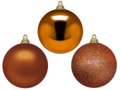 boule de Noël B1 cuivre, diff. tailles/versions