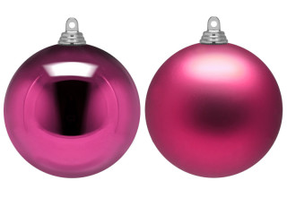 boule de Noël B1 cerise, diff. tailles/versions