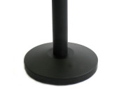 Personenleitsystem "Budget" schwarz, ausziehbarer Gurt schwarz L 3m, H 91cm, Fuss Ø 32cm