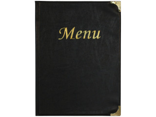 menu card "BASIC" A4 black