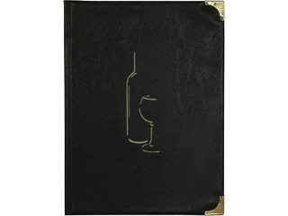 carte de vin "BASIC" A4 noir