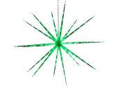 Spitzstern/Sputnikstern mit Licht grün Ø...