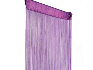 Vorhang "Wasserfall" H 250 x B 100cm, mit Schlauchnaht, lila