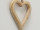 Holz-Herzen zum Hängen 2er Set, je 1 Stück H 14 + 19cm