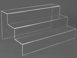 Acryl-Treppe 3-stufig B 400 x H 185 x T 245mm