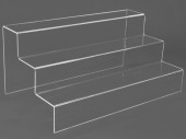 Acryl-Treppe 3-stufig B 400 x H 185 x T 245mm