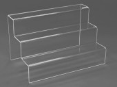 Acryl-Treppe 3-stufig B 200 x H 125 x T 125mm