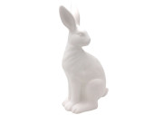 Hase Dolomit weiss matt 16 x 10 x H 30cm