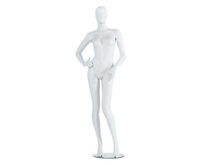 mannequin "Basic Line" dame en fibre de verre, bras pliés