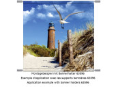 Textilbanner "Leuchtturm/Möwe" 75 x 75cm,...