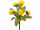 Löwenzahn mit 5 Blüten grün/gelb, H 25 cm, Ø 22 cm, zum Stecken