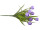 Krokusbusch mit 7 Blüten, H 38cm, Ø 25cm, zum Stecken, lila