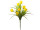 Krokusbusch mit 7 Blüten, H 38cm, Ø 25cm, zum Stecken, gelb