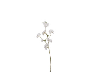 Blütenzweig "Spring" 3 Abzweigungen, L 80cm, weiss