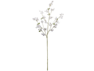 Blütenzweig "Spring" 4 Abzweigungen, L 126cm, weiss