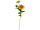 Gazanieblume 3-tlg. gelb, L 62cm, 2 Blüten, 1 Knospe
