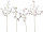 branche fleurie "spring" différentes couleurs et tailles