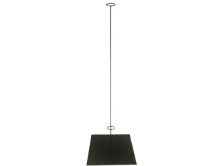 metal stand "flower new" black h 90cm