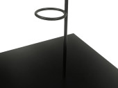 metal stand "flower new" black h 90cm