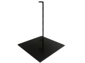 metal stand "flower new" black h 23cm
