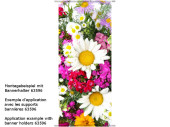 Textilbanner "Blütenmix mit Margeriten"...