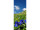 Textilbanner "Enzian/Wiese" grün/blau, 75x180cm, Schlauchnaht oben+unten