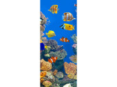 Textilbanner "Fische in Riff" blau/bunt, 75 x...