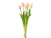 botte de tulipes "Lia" 5 pcs., l 45cm, rose