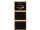 Schieferlacktafel "Trio" L 120cm, 3 Tafeln 32 x 43cm, mahagonifarben