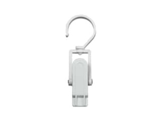 Clever-Clip Haken weiss 11cm, 40 Stück