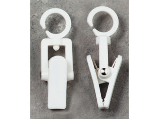 Clever-Clip Haken weiss 5cm, 100 Stück